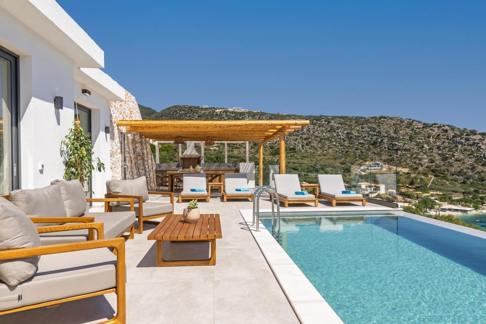 Natural landscape, Pool view, Swimming pool, sunbed
