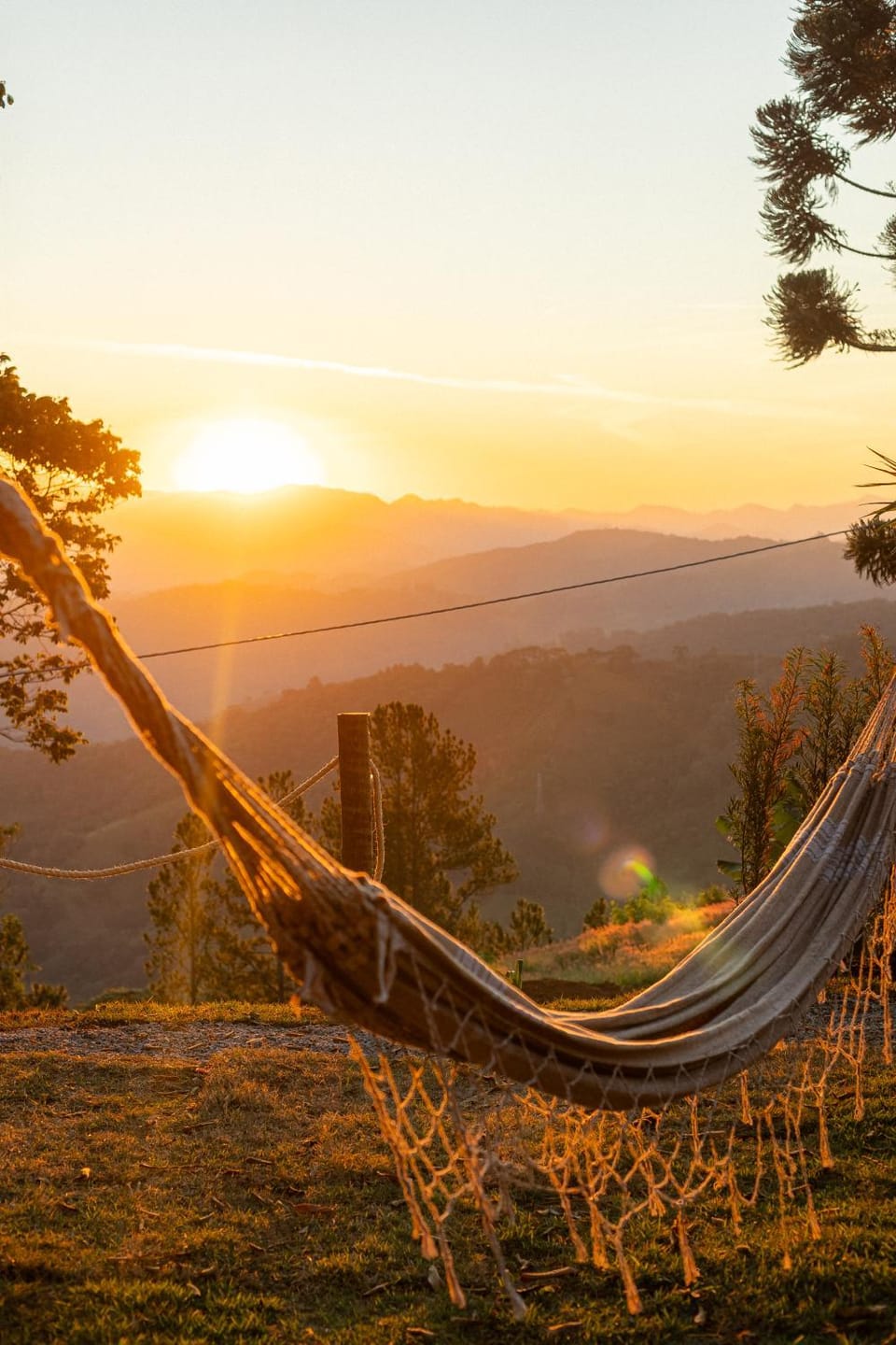 Natural landscape, Mountain view, Sunset