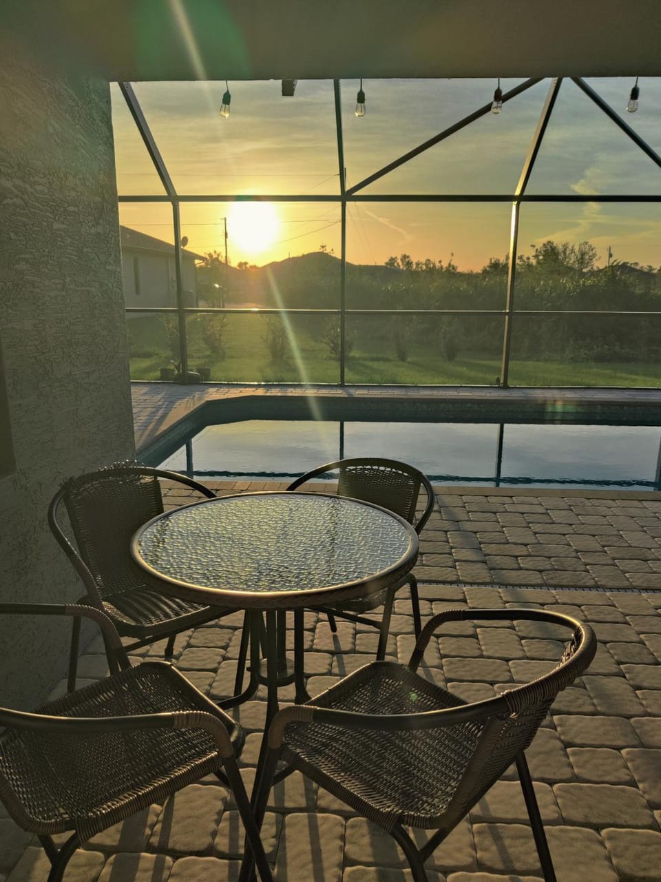 Patio, View (from property/room), Sunset