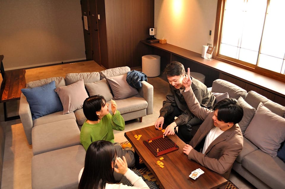 People, Living room, group of guests