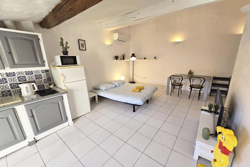 GregBnb - Studio RoofTop 27m2 - Terrasse 14m2 - Climatisé - 5e etage sans ascenseur Apartment in Toulon
