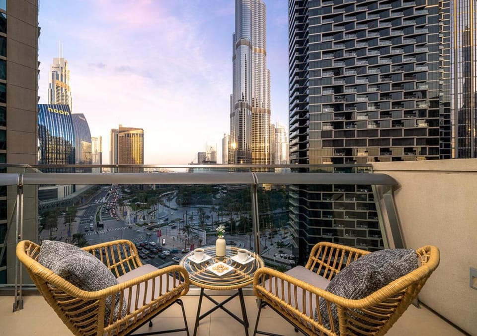 Patio, Day, View (from property/room), Balcony/Terrace, City view