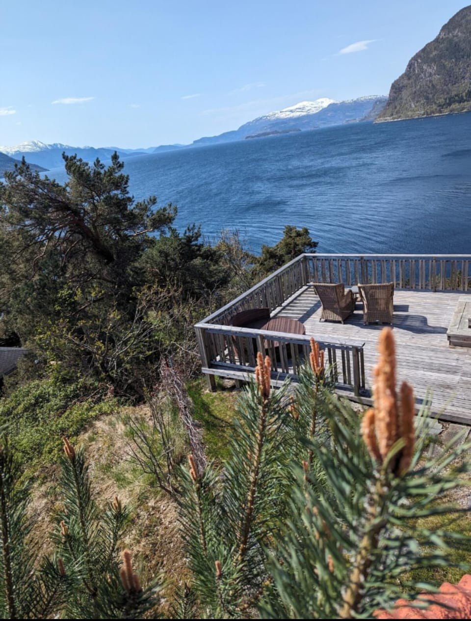 Hardangerfjord panorama 1 House in Vestland