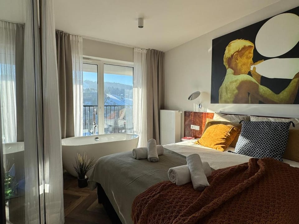 Widok Marzeń Sun&Ski Romantic Art House z garażem Apartment in Lesser Poland Voivodeship
