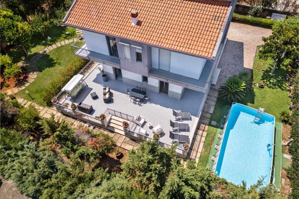Bird's eye view, Swimming pool