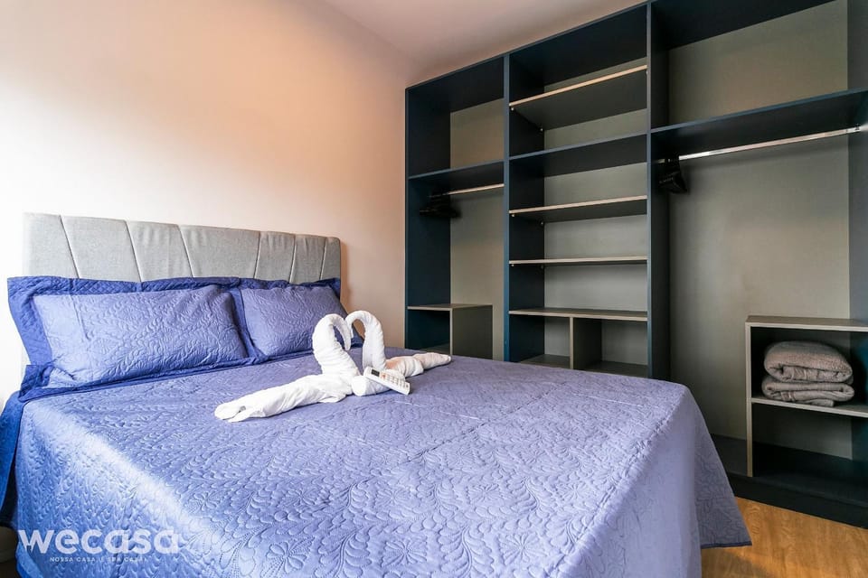 Apto em Campo Belo Com Ar/Metrô Eucaliptos Apartment in Sao Paulo City