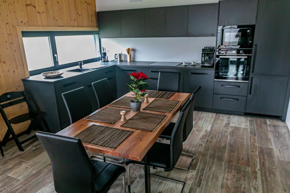 Kitchen or kitchenette, Dining area, oven, stove