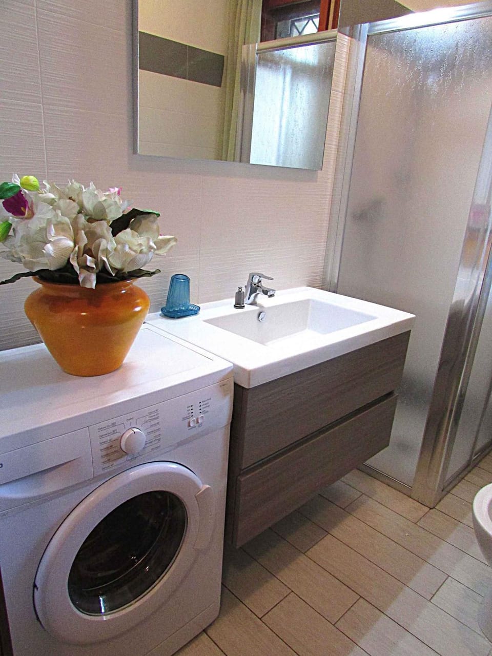 Shower, Bathroom, washing machine