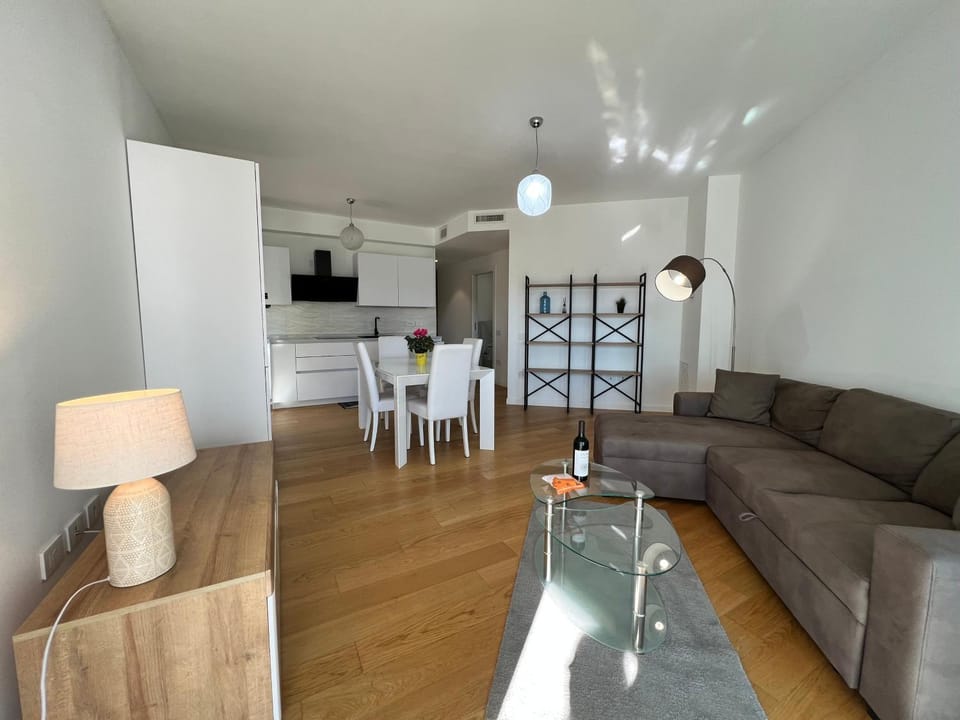 TV and multimedia, Kitchen or kitchenette, Living room, Seating area, Dining area