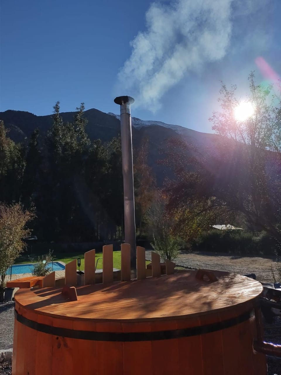 Natural landscape, Hot Tub, Mountain view