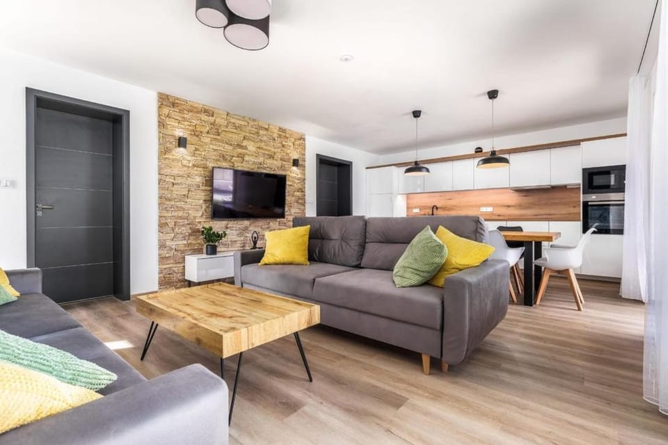 Kitchen or kitchenette, Living room, Dining area