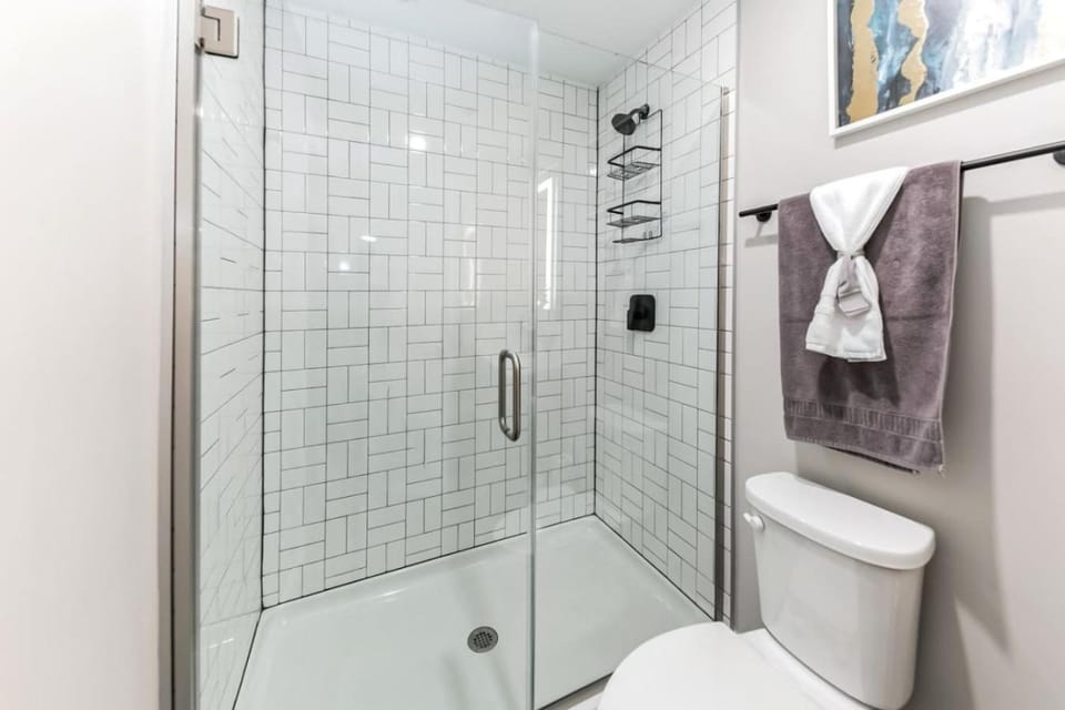 Shower, Toilet, Bathroom, towels