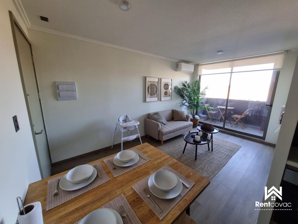 Balcony/Terrace, Kitchen or kitchenette, Seating area, Dining area, Garden view, air conditioner