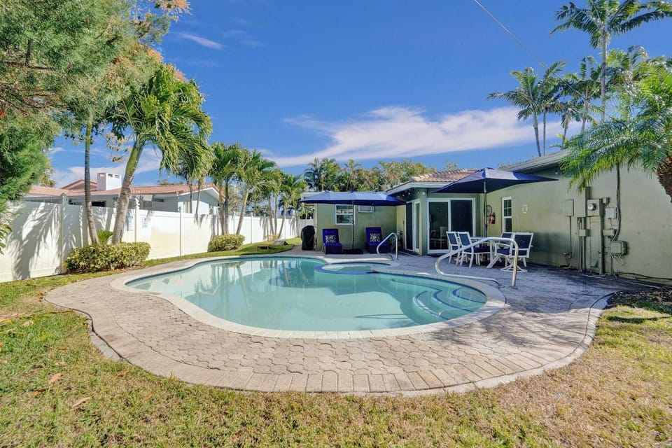Patio, Day, Pool view, Swimming pool