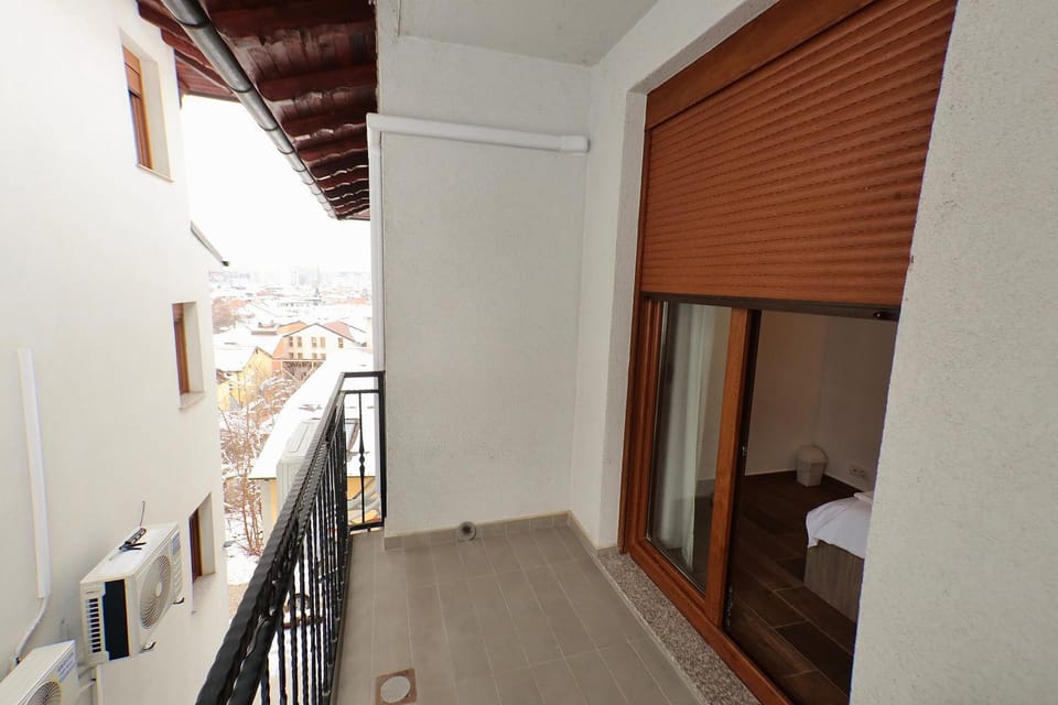 Bed, View (from property/room), Balcony/Terrace, Photo of the whole room, Bedroom