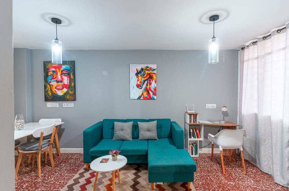 Living room, Seating area, Dining area