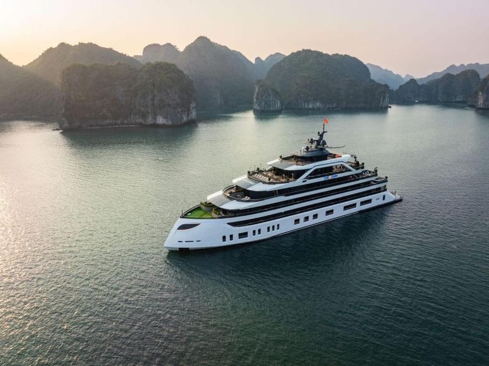 Doria Cruise by HAG Docked boat in Vietnam