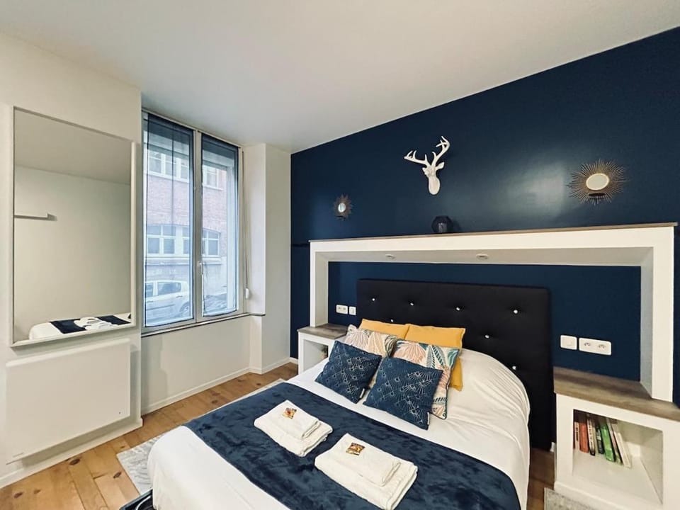 Saun arene grand T2 proche gare avec sauna Apartment in Reims