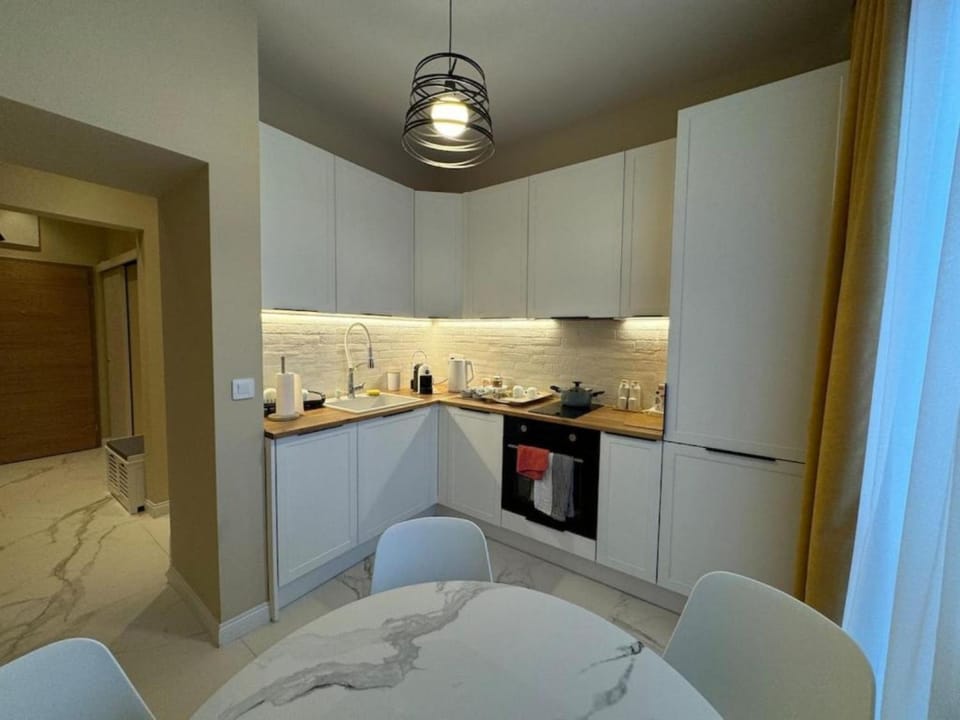 Coffee/tea facilities, Kitchen or kitchenette, Photo of the whole room, Seating area, dishwasher, oven, stove