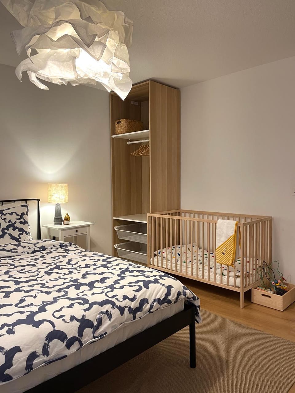 Bed, Photo of the whole room, Bedroom, wardrobe