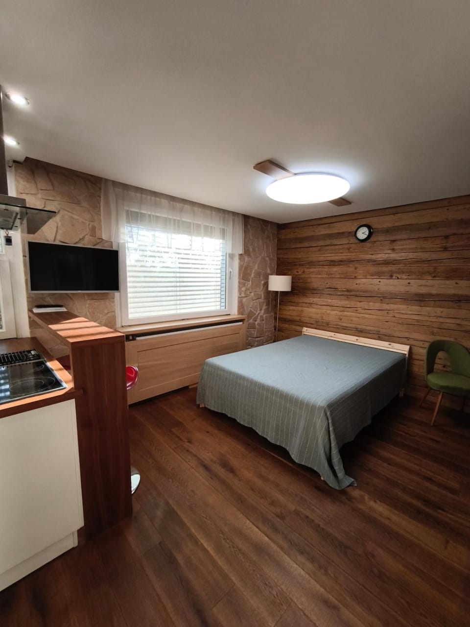 Kitchen or kitchenette, Photo of the whole room, Bedroom, pet friendly, stove