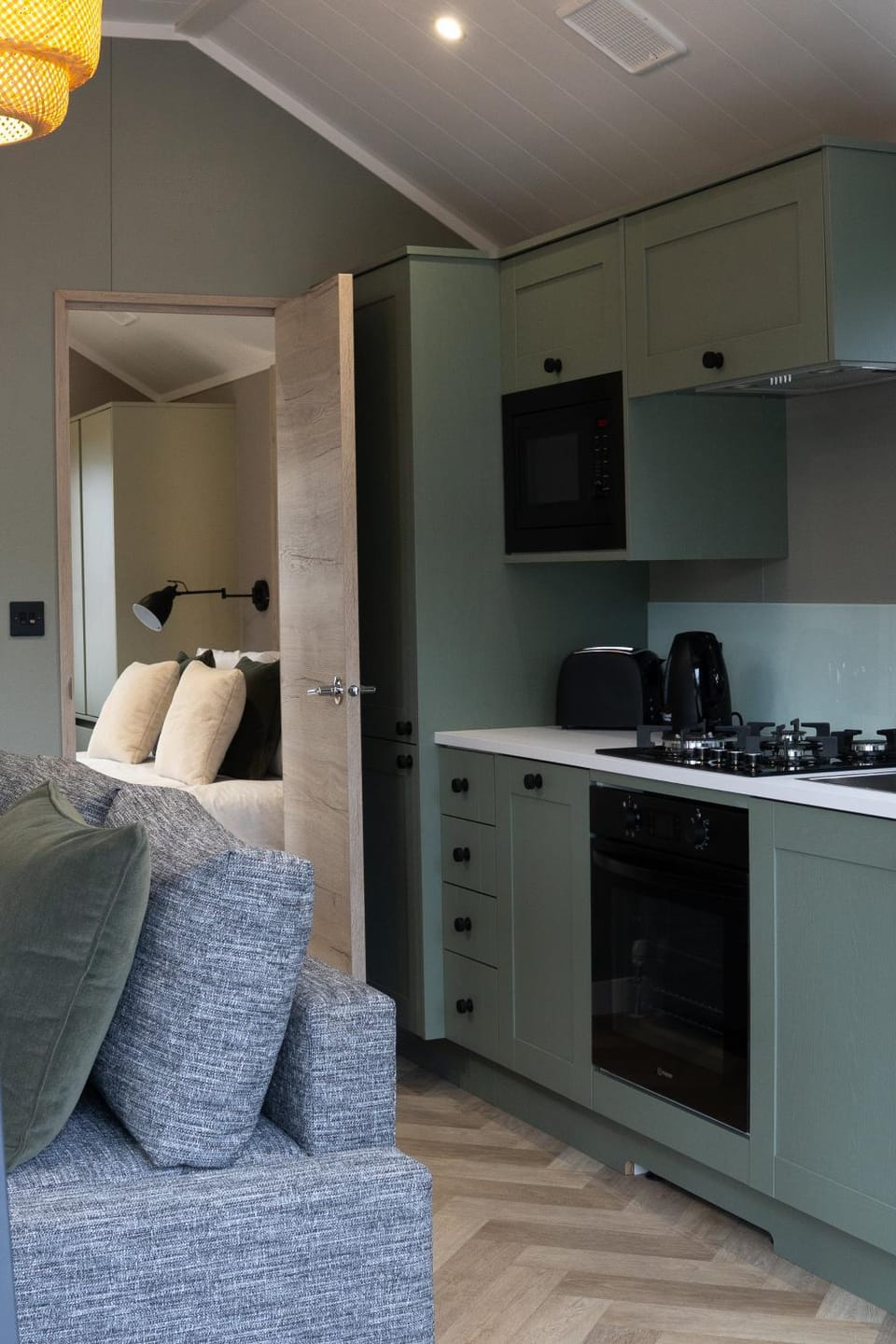 Kitchen or kitchenette, Living room