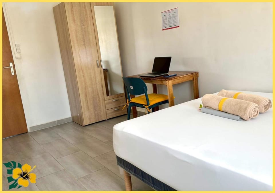 Bed, Seating area, Bedroom, towels, wardrobe
