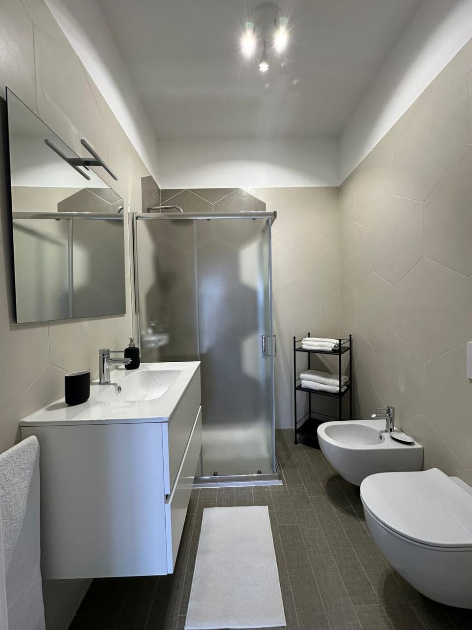 Shower, Toilet, Bathroom, bidet, towels