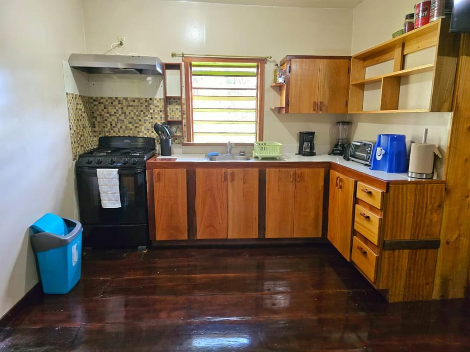 Kitchen or kitchenette, oven, stove