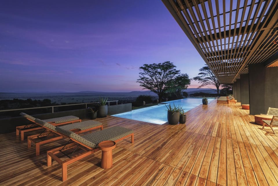 Natural landscape, Pool view, Swimming pool