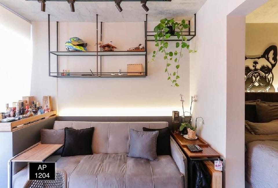 Studio 1204 Com Vista Livre e Andar Alto Apartment in Sao Paulo City