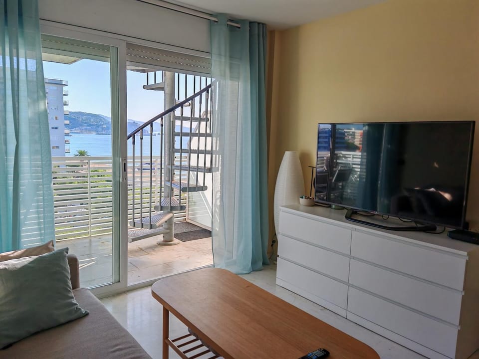 Seafront apartment S'Abanell Central Park with pool Apartment in Blanes