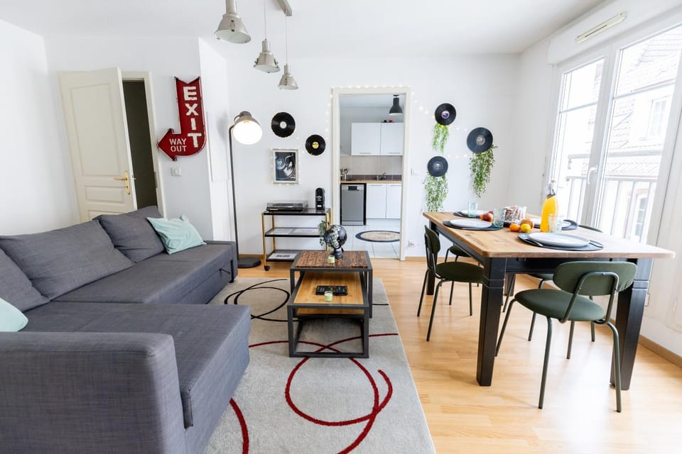 Theatre 27 Logement Hyper Centre Mulhouse Parking Apartment in Mulhouse