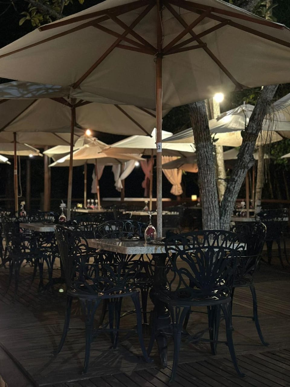 Patio, Restaurant/places to eat, Night