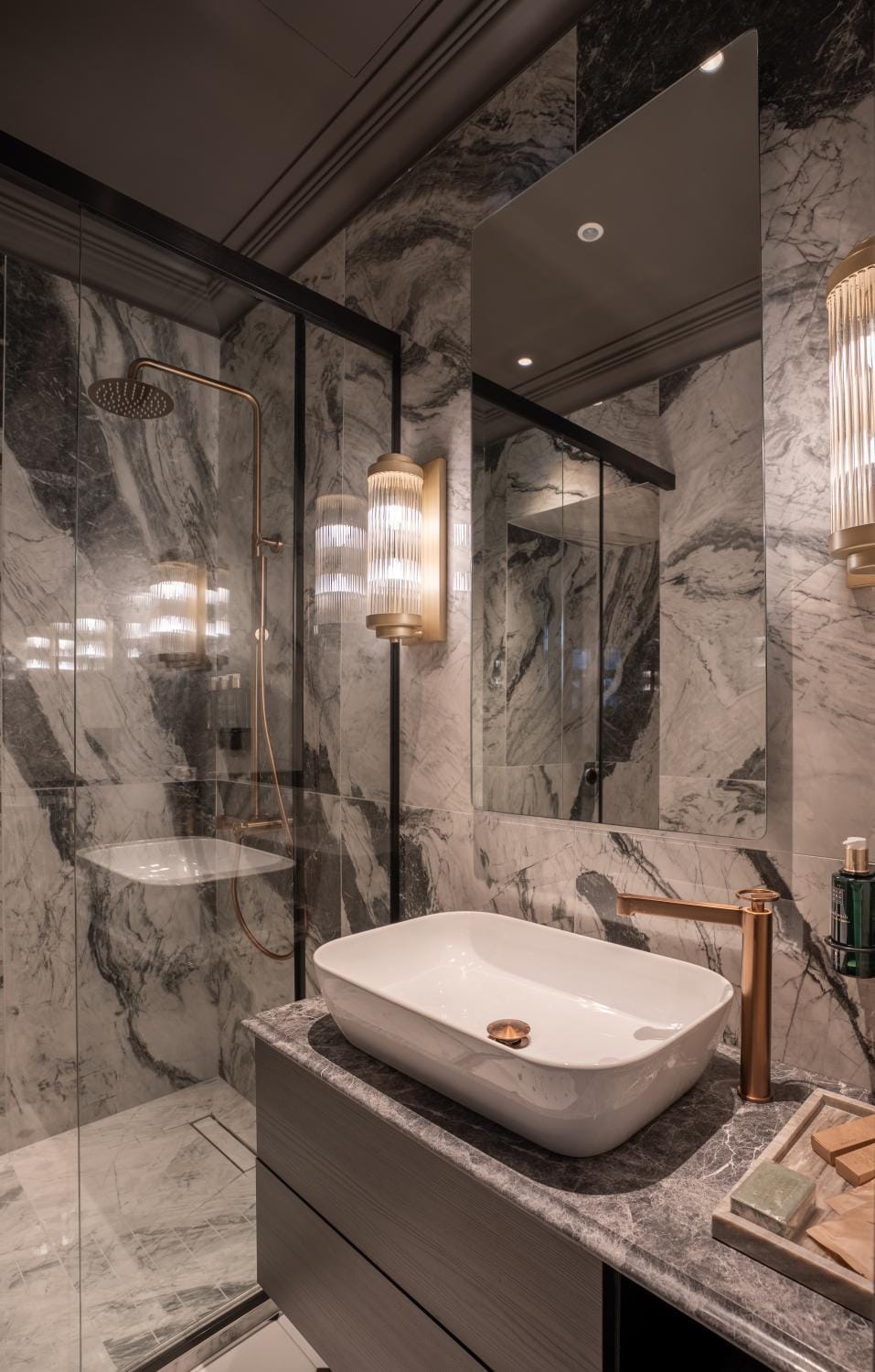 Shower, Bathroom, towels