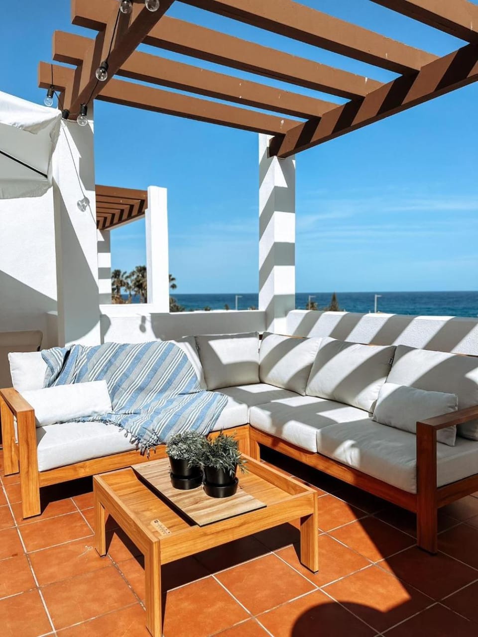Day, Balcony/Terrace, Sea view, sunbed