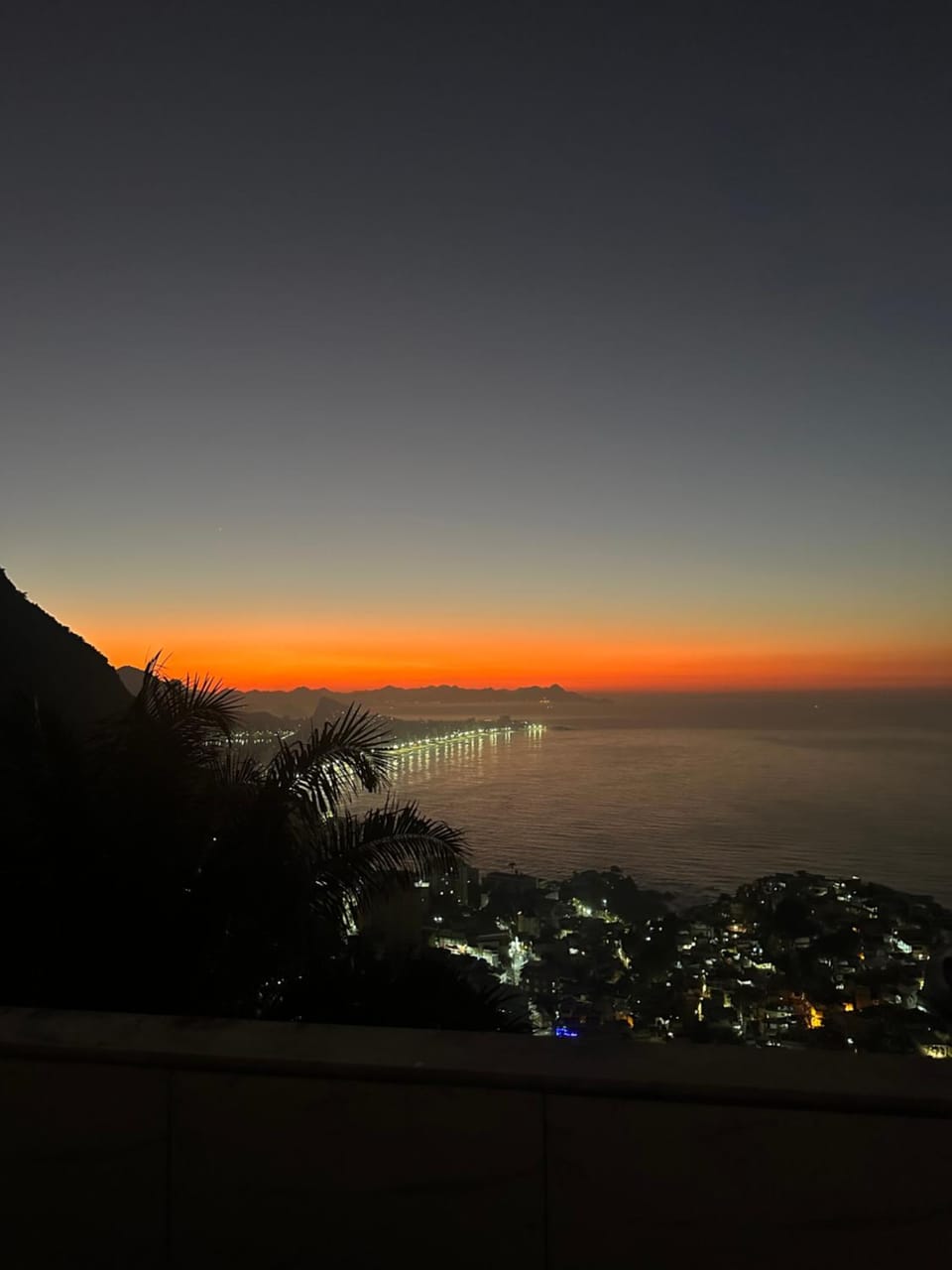 New Years Eve in Rio Ocean View Balcony near Leblon and Ipanema House in Rio de Janeiro