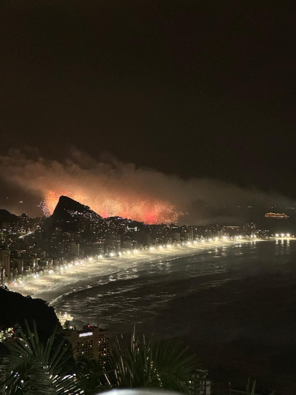 New Years Eve in Rio Ocean View Balcony near Leblon and Ipanema House in Rio de Janeiro