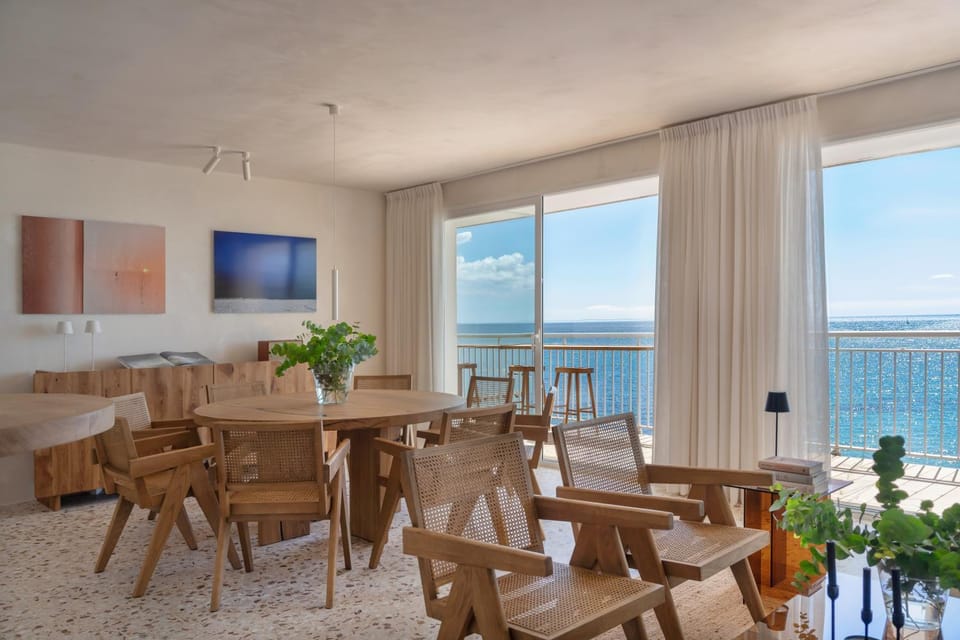 Balcony/Terrace, Living room, Sea view
