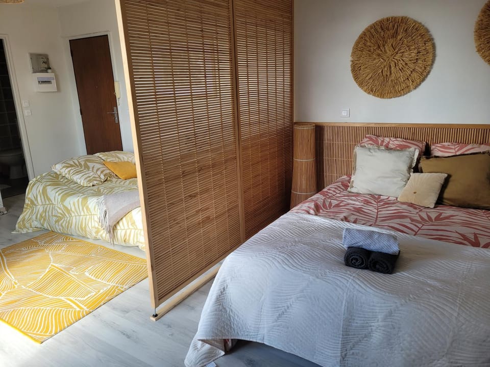 Grand studio - clim mobile et ventilateur - parking Apartment in Occitanie