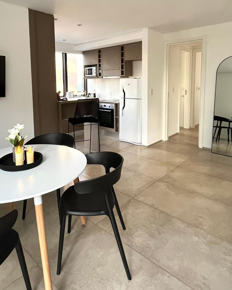Kitchen or kitchenette, Living room, Dining area