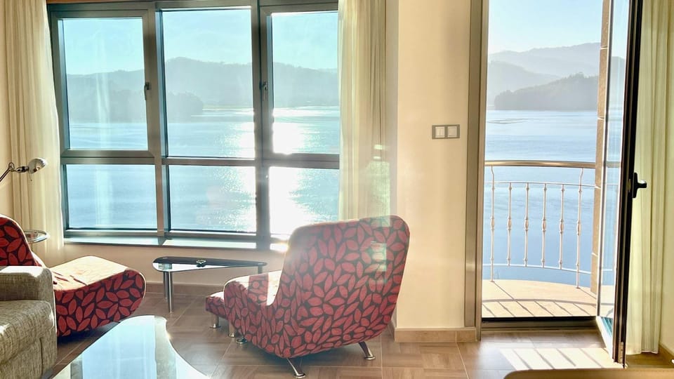 Natural landscape, Living room, Sea view