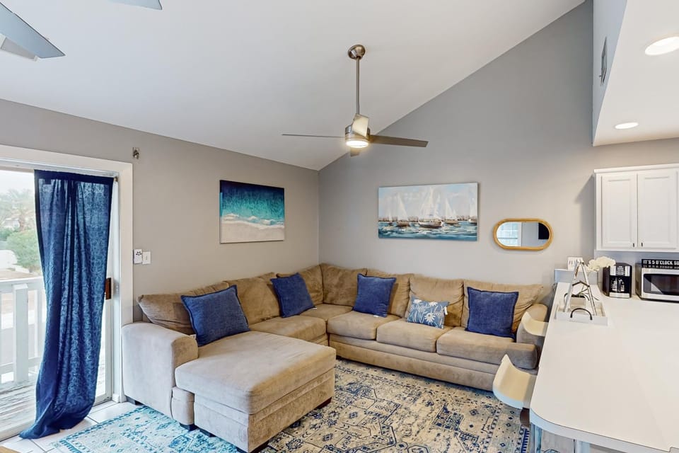 The Blue Oasis House in South Padre Island