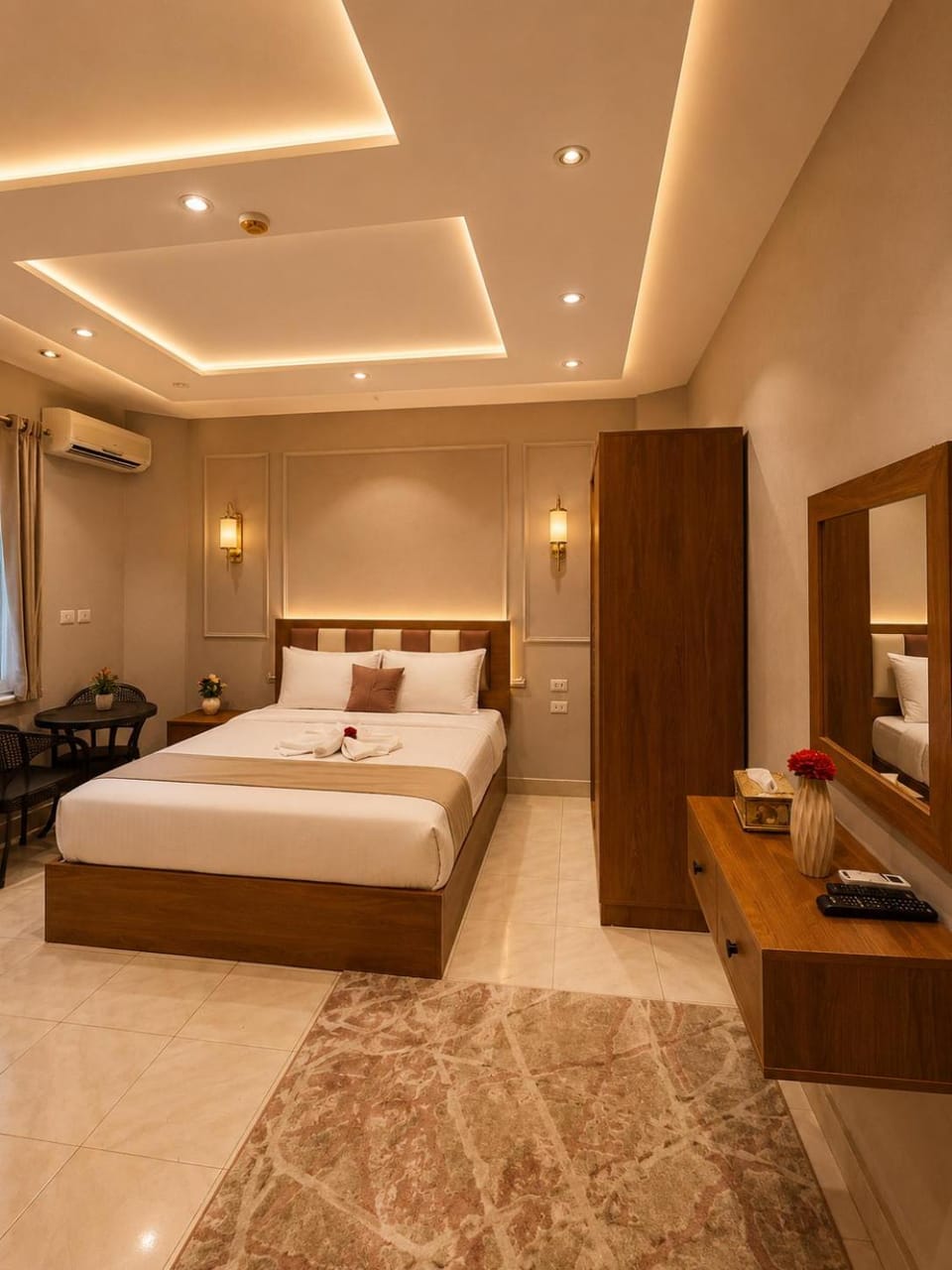 Bed, Photo of the whole room, Bedroom, wardrobe