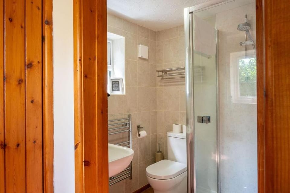 Shower, Toilet, towels