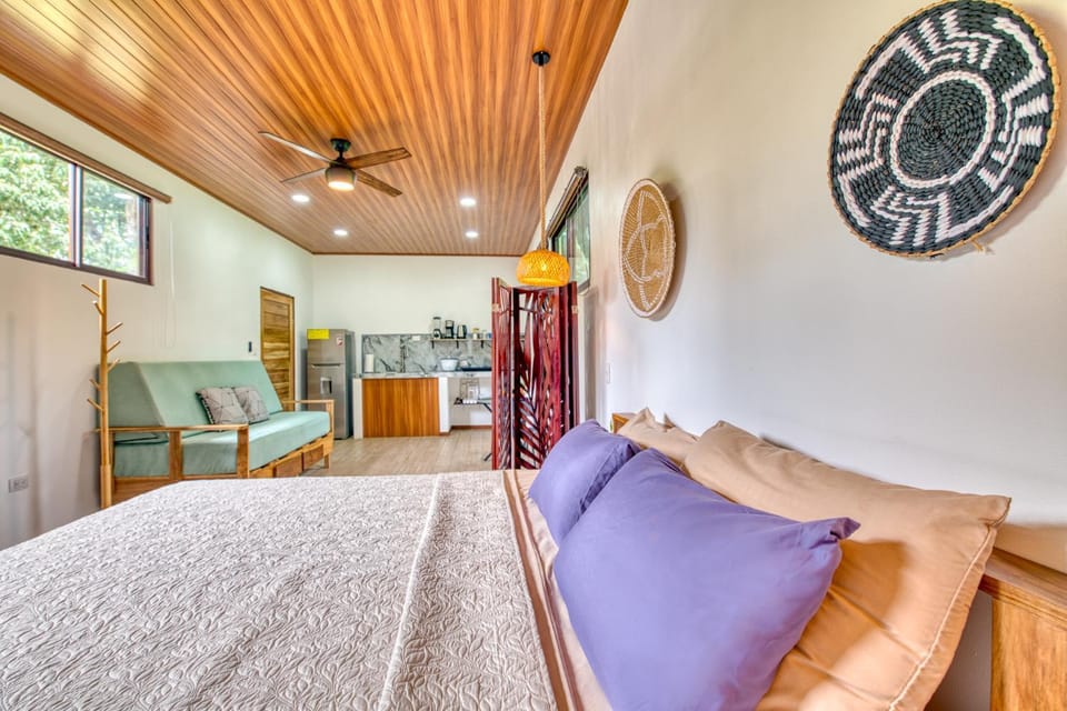 Kitchen or kitchenette, Living room, Dining area, Bedroom