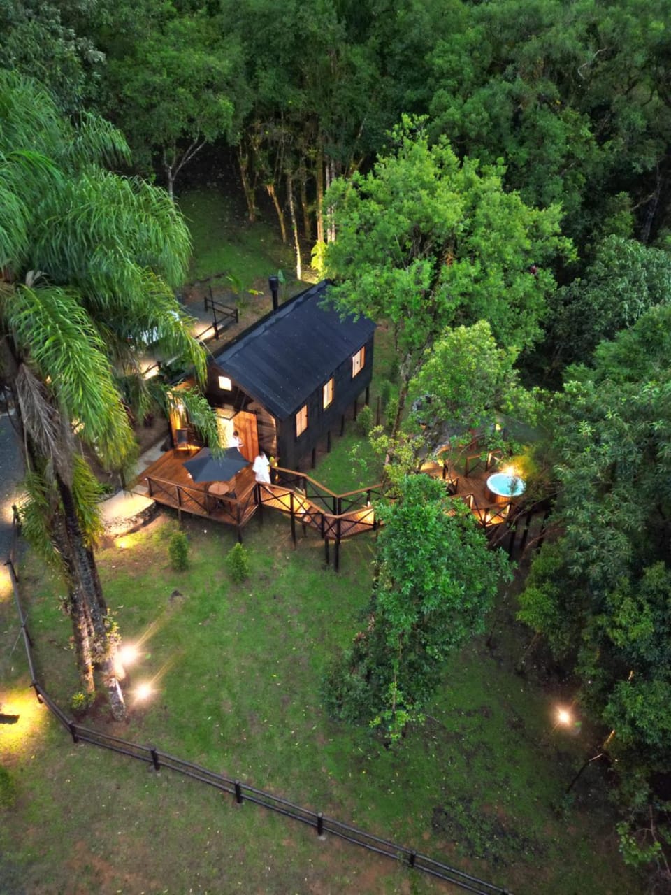 Night, Natural landscape, Garden, Garden view