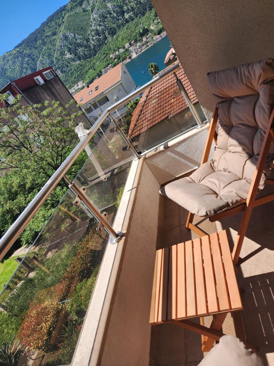 View (from property/room), Balcony/Terrace, Mountain view, Sea view