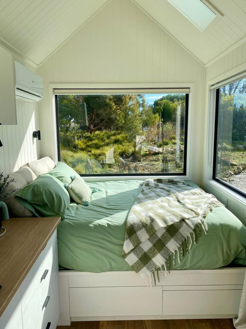 Bed, Natural landscape, Bedroom
