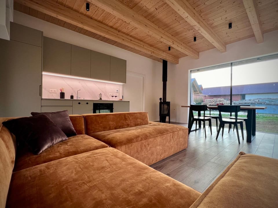Kitchen or kitchenette, Living room, Dining area